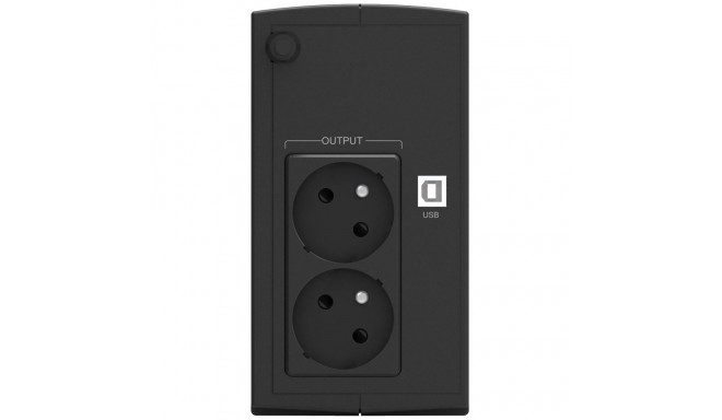 Uninterruptible Power Supply - PowerWalker 10121070, 850 VA, 480 W, 2 Power Outlets