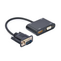 Video Adapter - Gembird A-VGA-HDMI-02 - 0.15 m - Black