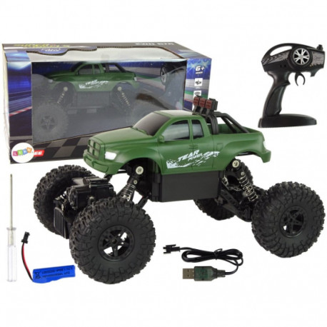 LEAN Toys R/C 2.4 GHz 1:18 Green