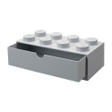 Room Copenhagen LEGO Desk Drawer 8 , storage box (grey, knobs)