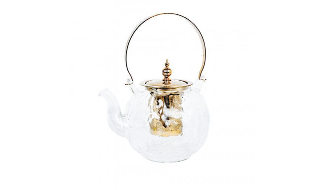 Teapot MANON 1L with a sieve, golden