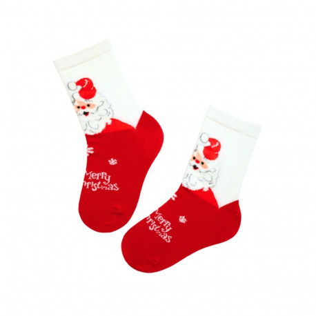 SOKISAHTEL PINE punased jõuluvanaga sokid lastele 439