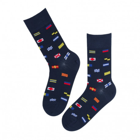 SOKISAHTEL NAUTICA FLAGS lippudega puuvillased sokid
