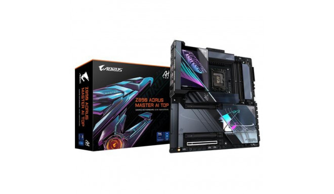 GIGABYTE Z890 AORUS MASTER AI TOP Motherboard - Supports Intel Core Ultra (Series 2) CPUs, 20+1+2 ph