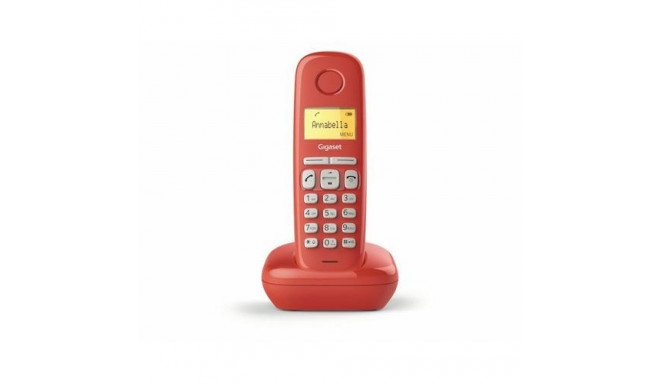 Gigaset A 170 Trio Analog/DECT telephone Caller ID Red