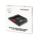 Axagon RSS-CD09 2.5 SSD/HDD caddy into DVD slot 9.5 mm LED ALU interface cards/adapter Internal SATA