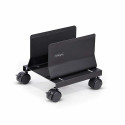 StarTech.com Computer Tower Cart, Rolling Mobile CPU Caddy on Wheels (Casters), Max Load 46.3lb/21kg