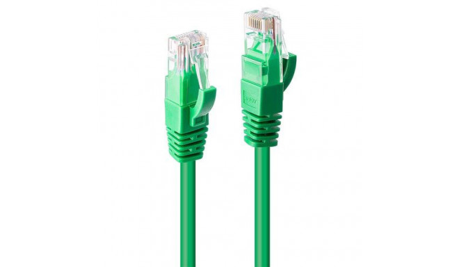 Lindy 2m Cat.6 U/UTP Network Cable, Green