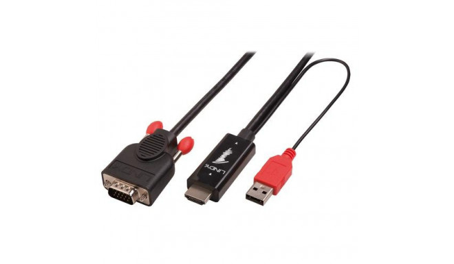 Lindy 3m HDMI to VGA Cable