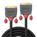 Lindy 10m DVI-D Single Link Cable, Anthra Line