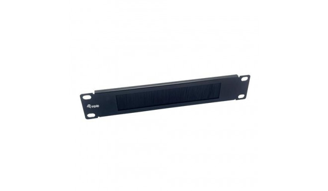 Equip 10&quot; Brush Panel 1U, Black