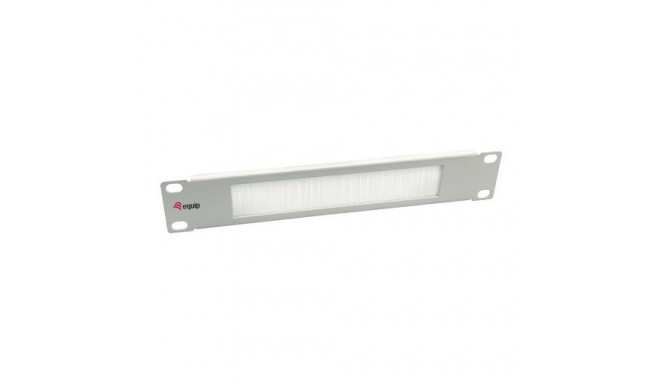 Equip 10&quot; Brush Panel 1U, Light Grey