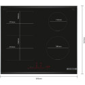 Bosch Serie 6 PVS675HB1E hob Black Built-in 60 cm Zone induction hob 4 zone(s)