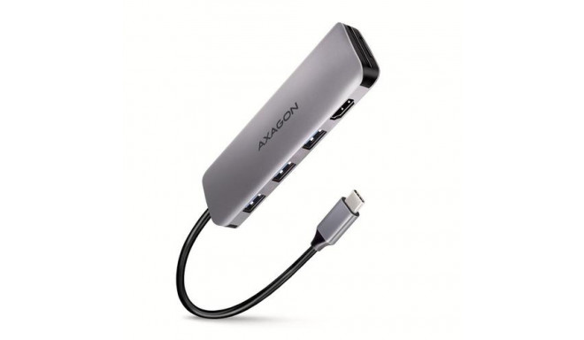 Axagon HMC-HCR3A 3x USB-A+ HDMI+ SD/microSD USB-C 3.2 Gen 1 hub 20cm Wired USB 3.2 Gen 1 (3.1 Gen 1)