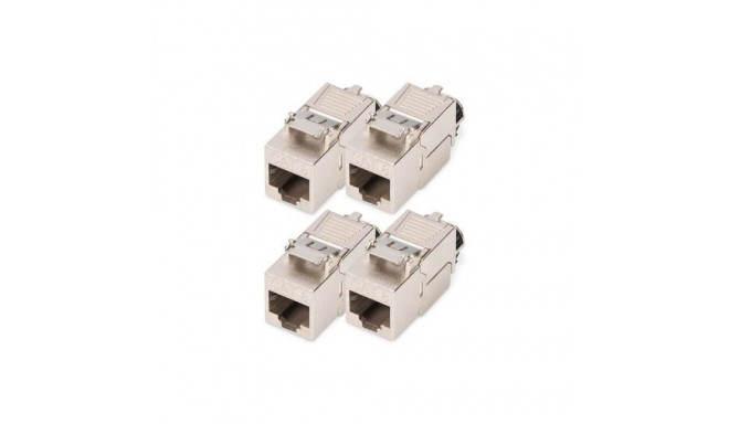 Digitus CAT 8.1 Keystone Module, Shielded, Tool-free Connection - 4 pcs