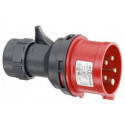 ABL SURSUM S51S30 electrical power plug P17 Red 5P