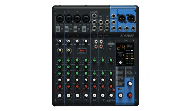 Yamaha MG10XU audio mixer 10 channels Black