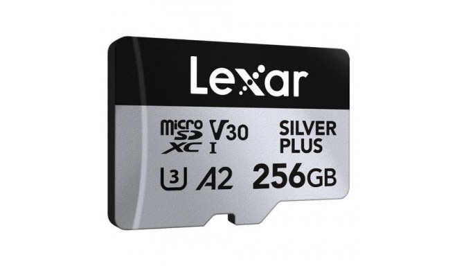 Lexar Professional SILVER PLUS 256 GB MicroSDXC UHS-I Class 3