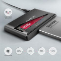 Axagon ADSA-CC USB-C 10Gbps - NVMe M.2 SSD &amp; SATA 2.5/3.5 SSD/HDD CLONE MASTER 2 - Digital/D