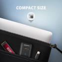 Axagon ADM2-CM USB-C 10Gbps - M.2 NVMe &amp; SATA SSD adapter, 10cm USB-C cable