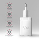 Axagon ACU-PD30W wall charger 1x QC3.0/AFC/FCP/PD type-C 30W white Mobile phone, Smartphone, Smartwa