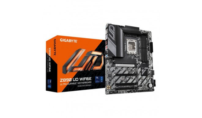 GIGABYTE Z890 UD WIFI6E Motherboard - Supports Intel Core Ultra (Series 2) CPUs, 12+1+2 phases VRM, 