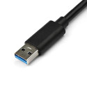 StarTech.com USB 3.0 to Gigabit Ethernet Adapter NIC w/ USB Port - Black