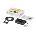 StarTech.com 7-Port USB 2.0 Hub - Metal Industrial USB-A Hub with ESD Protection &amp; 350W Surg