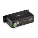 StarTech.com 7-Port USB 2.0 Hub - Metal Industrial USB-A Hub with ESD Protection &amp; 350W Surg