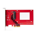 StarTech.com U.3 to PCIe Adapter Card, PCIe 4.0 x4 Adapter For 2.5&quot; U.3 NVMe SSDs, SFF-TA-1