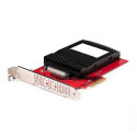 StarTech.com U.3 to PCIe Adapter Card, PCIe 4.0 x4 Adapter For 2.5&quot; U.3 NVMe SSDs, SFF-TA-1