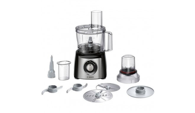 Bosch MCM3401M food processor 800 W 2.3 L Black, Stainless steel