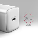 Axagon ACU-PD20W wall charger 1x QC3.0/AFC/FCP/PD type-C 20W white Mobile phone, Smartphone, Smartwa