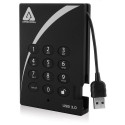 Apricorn Aegis Padlock external hard drive 2 TB Black