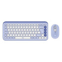 Logitech POP Icon Combo keyboard Mouse included Universal Bluetooth QWERTY US International Lilac, W