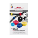 Label-the-cable ROLLS cable tie Velcro Black, Blue, Red, Yellow 4 pc(s)