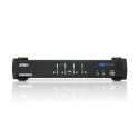 ATEN 4-Port USB DVI Dual Link KVM Switch with Audio &amp; USB 2.0 Hub (KVM cables included)