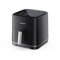 Sharp AF-GS552AE-B Single 5.5 L Stand-alone 1650 W Hot air fryer Black, Silver