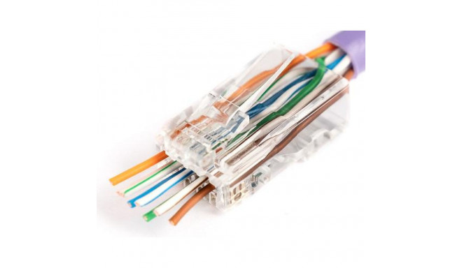 Digitus X-ML-6U-EZ wire connector RJ45 Transparent