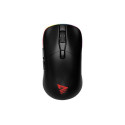 Savio RIFT BLACK gaming RGB Dual Mode mouse Ambidextrous Bluetooth + USB Type-A Optical 300 DPI