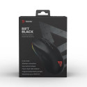 Savio RIFT BLACK gaming RGB Dual Mode mouse Ambidextrous Bluetooth + USB Type-A Optical 300 DPI