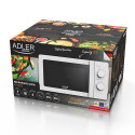 Adler AD 6205 microwave Countertop Solo microwave 20 L 700 W White