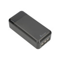 Extralink Powerbank EPB-124 30000mAh Black Power bank, Fast Charging, USB-C