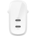 "Belkin 60W Dual USB-C Ladegerät mit Power Deliver, weiss"