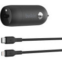 "Belkin 30W USB-C Kfz-Ladegerät incl. Lightning, 1m, schwarz"