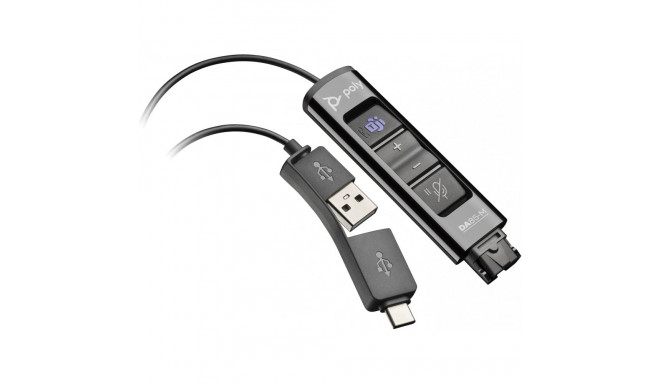 "HP Poly DA85-M Wideband QD auf USB-Adapter Teams (USB-A & USB-C)"