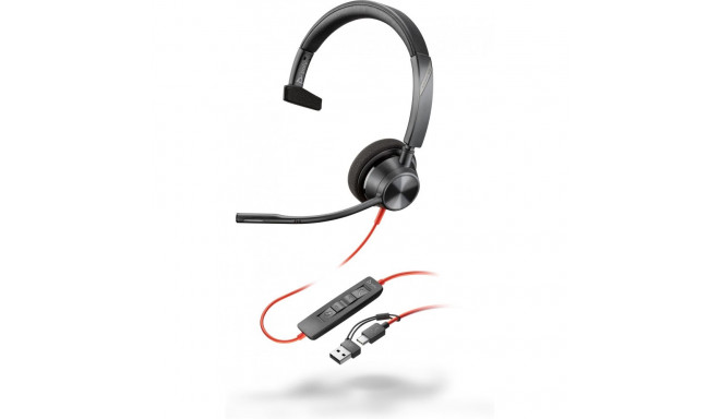 "HP Poly Headset Blackwire C3310 Mono USB-C/A"