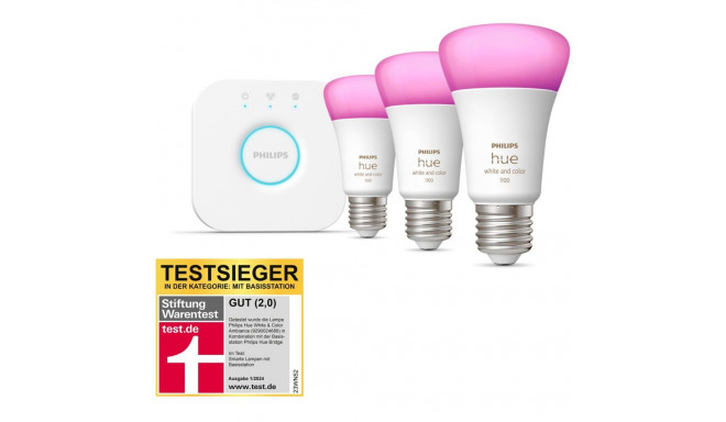 "Philips Hue White & Color Ambiance E27 3er StarterSet"