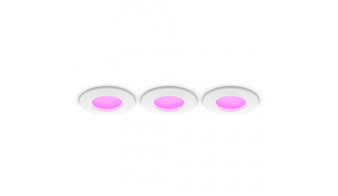 "Philips Hue White & Color Ambiance Slim Recessed 90mm 3er Weiß"