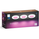 "Philips Hue White & Color Ambiance Slim Recessed 90mm 3er Weiß"